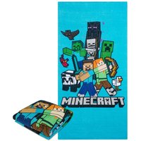 Minecraft Beach Towel in Blue