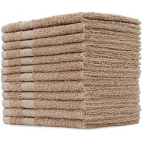 CityComfort Pack Of 12 Towels in Brown
