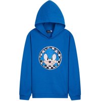 Sonic Boy's Sequins Patch Hoodie in Blue | Size: 9-10 Years