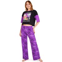 Disney Women's The Nightmare Before Christmas Pyjama Set in Purple | Size: Medium