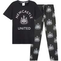 Newcastle United FC Boy's Pyjama Set in Black | Size: 11-12 Years