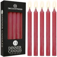 Set 15 Taper Rustic Taper Candles