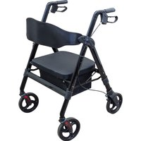 Loops Heavy Duty Aluminium Bariatric Rollator - 8 Inch Wheels - 181kg Weight Limit