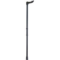 Loops Left Handed Ergonomic Handled Walking Stick - Palm Grip - 14 Heght Settings