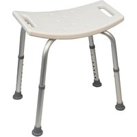 Loops Shower Stool with Integrated Handles - Aluminium Frame - Anti Slip Feet Safety