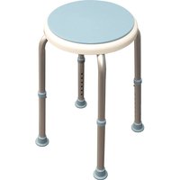 Loops Bath Stool with Rotating Seat - Height Adjustable Shower Aid Seat - 135kg Limit
