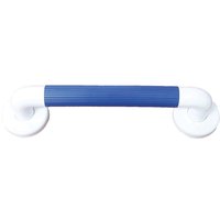 Loops Bathroom Grab Bar with Blue Grip - 300mm Length - Reinforced Fixing Points