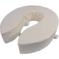 Loops Foam Padded Raised Toilet Seat - Raised 4 Inches - Easy Install Removable Cover