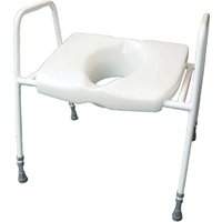 Loops Bariatric Toilet Seat & Frame - Height Adjustable - 254kg Weight Limit