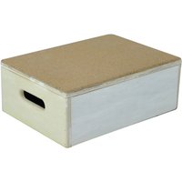 Loops Cork Top Step Box - 4 Inch Height - Integrated Handles - 125kg Weight Limit
