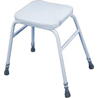 Loops Height Adjustable Perching Stool - 540 695mm Height - Padded Easy Clean Seat