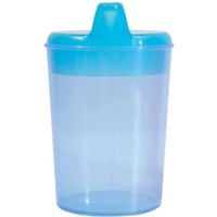 Loops Blue Drinking Sippy Cup - Two Spouts - Blended Foods & Liquids - Dishwashable