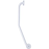 Loops 720mm White Curved Handrail - Ideal for Doorwars & Stairwells - Right Handed