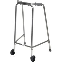 Loops Lightweight Aluminium Bariatric Walking Frame with Wheels - 222kg Limit