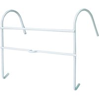 Loops Large Urine Catheter Bag Hanging Holder - Integrated Tube Clip - Plastic Coated