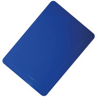 Loops Blue Silicone Anti Slip Table Mat - 350 x 250mm - Dishwasher Safe Dining Mat
