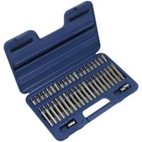 Loops 42pc TRX-Star / Hex / Spline Socket Bit Set - 3/8" & 1/2" Square Drive Mechanic