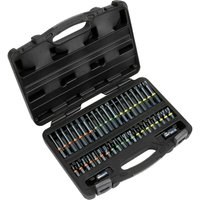 Loops 42 PACK TRX Hex Spline IMPACT Bit Set - 3/8" & 1/2" Square Drive Socket S2 STEEL in Metallics