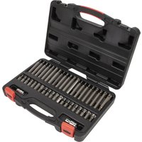 Loops 42pc TRX-Star / Hex / Spline Socket Bit Set - 3/8" & 1/2" Square Drive Mechanics