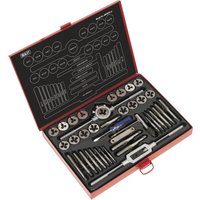 Loops 40pc Metric Tap & Split Die Holder Set M3 to M12 - Manual Bar & Socket Threading