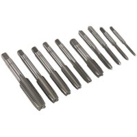 Loops 10pc Metric Tap Set - M3 to M12 - TUNGSTEN Socket Threading / Tapping Bit Kit