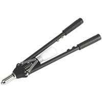 Loops Heavy Duty Long Arm Riveter with Collection Bowl - Adjustable Nozzle Rivet Gun