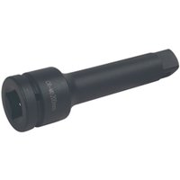 Loops 200mm Steel Impact Extension Bar - 1" Sq Drive - Spring-Ball Socket Retainer in Metallics