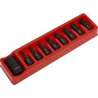 Loops 9 Piece Impact Socket Bit Set - Bit Holder - 1/2" Sq Drive - TRX-Star - Chromoly