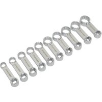 Loops 10pc Torque Wrench Spanner Adapter Set - 3/8" Square Drive - 12 Pt Metric Socket