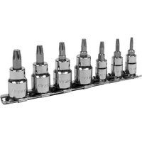 Loops 7pc TRX Star Socket Bit Set - 1/4" & 3/8" Square Drive - Damaged & Stripped Bolt