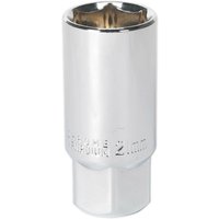 Loops 21mm Spark Plug Socket - 1/2 Inch Sq Drive - Chrome Vanadium Steel - Magnetic in Metallics