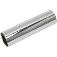 Loops 14mm Thin Walled 12-Point Spark Plug Socket - 3/8" Sq Drive - Magnetic Retainer