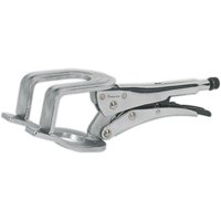 Loops 200mm Locking U-Clamp Pliers - 60mm Capacity Jaws - One-Handed Operation