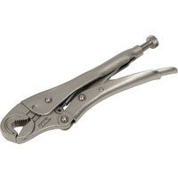 Loops 195mm Round Jaw Locking Pliers - 35mm Jaw Capacity - Chrome Molybdenum