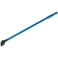 Loops 600mm Breaker Pull Bar - Replaceable 1/2" Sq Drive Knuckle - Blue Chrome Finish