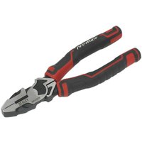 Loops 175mm High Leverage Combination Pliers - Serrated Jaws - Corrosion Resistant