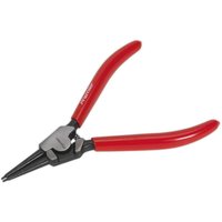Loops 180mm Straight Nose External Circlip Pliers - Spring Loaded Jaws - Non-Slip Tips