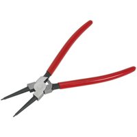 Loops 230mm Straight Nose Internal Circlip Pliers - Spring Loaded Jaws - Non-Slip Tips