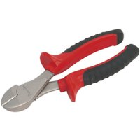 Loops 190mm Heavy Duty Side Cutters - Hardened Cutting Jaws - Drop Forged Steel Pliers in Metallics