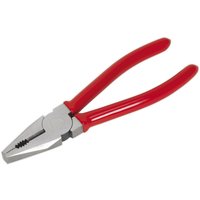 Loops 175mm Combination Pliers - Drop Forged Steel - 30mm Jaw Capacity - Serrated Jaws in Metallics