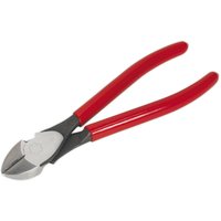 Loops 180mm Heavy Duty Side Cutters - Drop Forged Steel Precision Ground Cutting Edge in Metallics