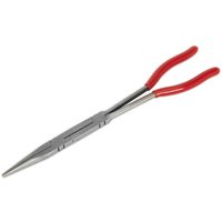 Loops 335mm Double Jointed Needle Nose Pliers - Serrated Jaws - Long Reach Design