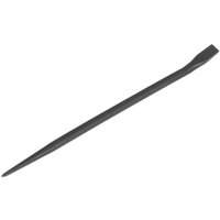 Loops 455mm Pry Wrecking Bar - Drop Forged Steel - Hardened & Tempered - Cranked in Metallics