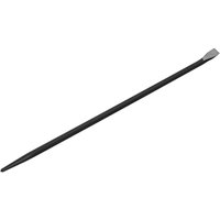Loops 770mm Pry Wrecking Bar - Carbon Steel Shaft - Hardened & Tempered - Cranked Tips in Metallics