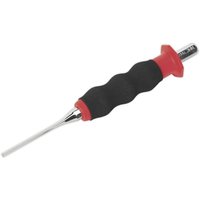 Loops 3mm Sheathed Parallel Pin Punch - Contoured Foam Grip - Chrome Molybdenum Steel in Metallics