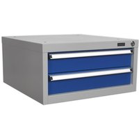 Loops Double Drawer Unit - Suits ys02557 ys02560 & ys02562 Industrial Workbenches