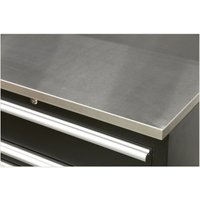 Loops 775mm Stainless Steel Worktop for ys02601 ys02603 & ys02620 Floor Cabinets in Metallics