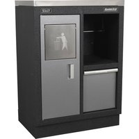 Loops Multifunction Modular Garage Cabinet - 680 460 x 910mm - Aluminium Handles