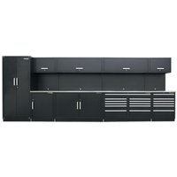 Loops 5.6m Modular Garage Storage System - Steel Construction - Workshop Cabinets in Metallics