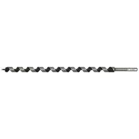 Loops 18 x 460mm Hardened Auger Wood Drill Bit - Hexagonal Shank - Woodwork Timber